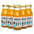 Sechs Flaschen Pippa's Hundelimo Hydrate Knochenbrühe für Hunde mit natürlichem Huhn, Karotte und Sellerie